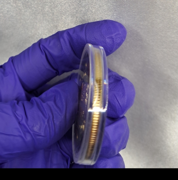 Golden SEALED Armor of God Coin - Picture 2 of 4